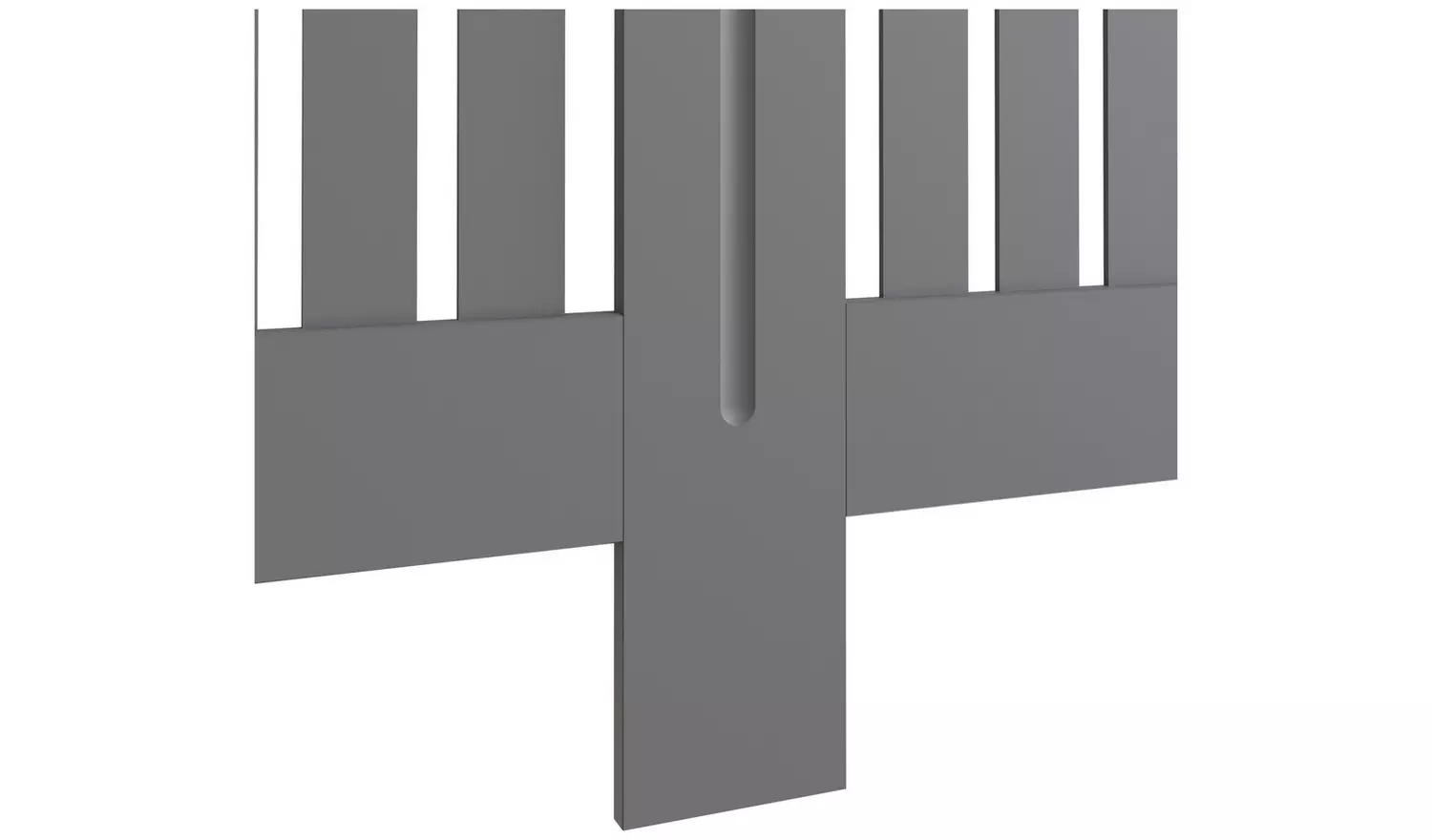 GFW Longslow Large Radiator Cover - Grey & Oak