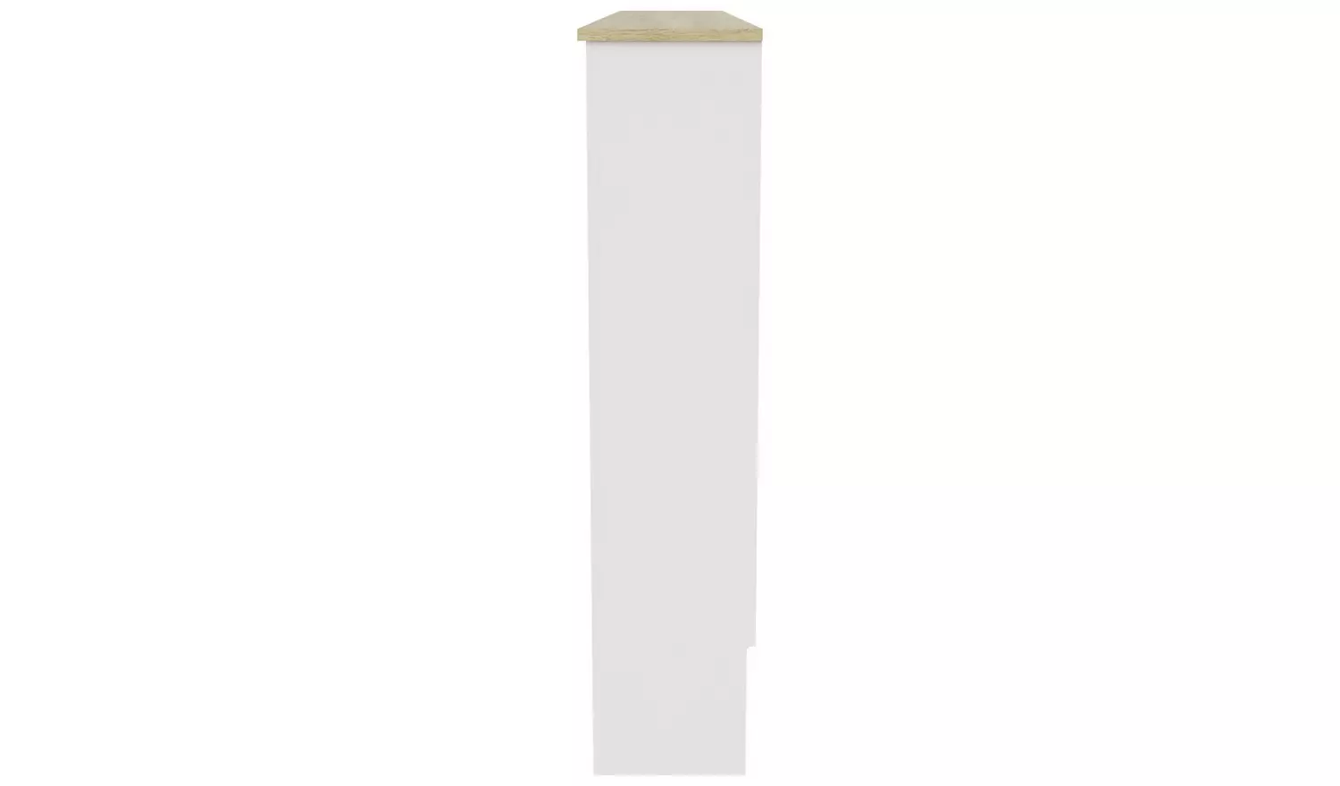 GFW Longslow Large Radiator Cover - White & Oak