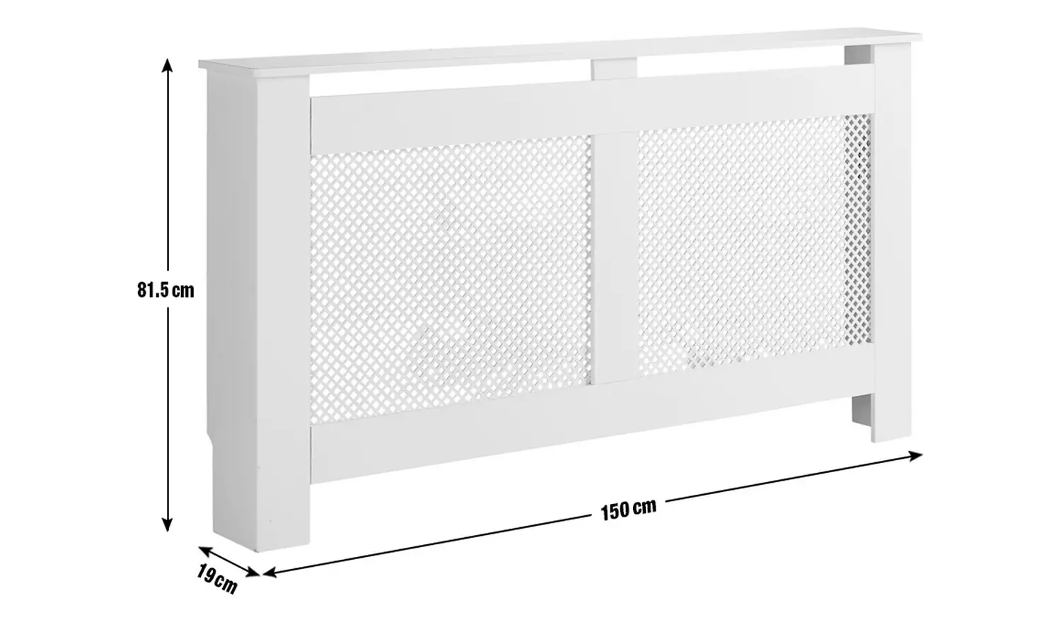 Argos Home Odell Large Radiator Cover - White