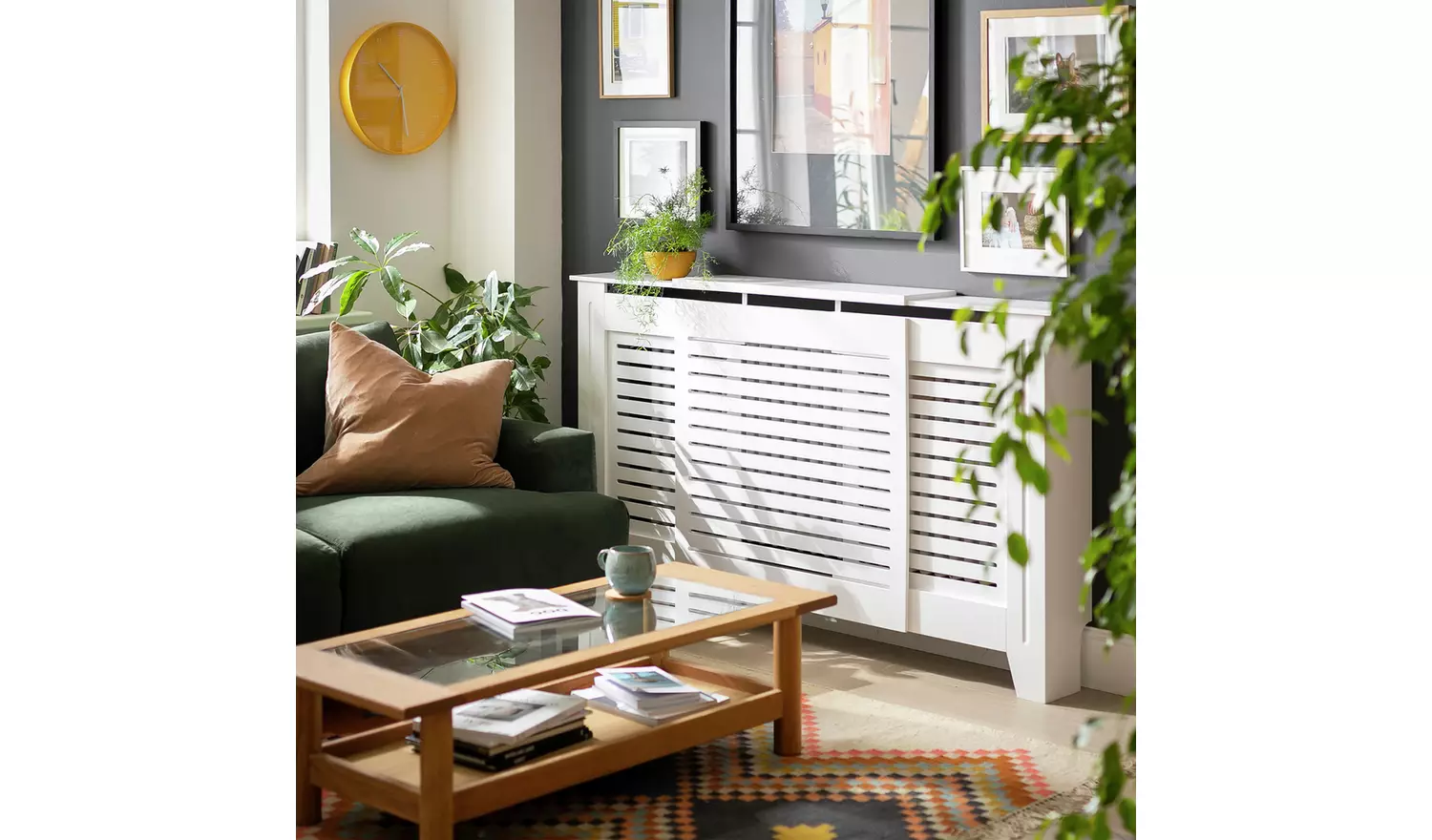 Argos Home Austin Extendable Radiator Cover - White