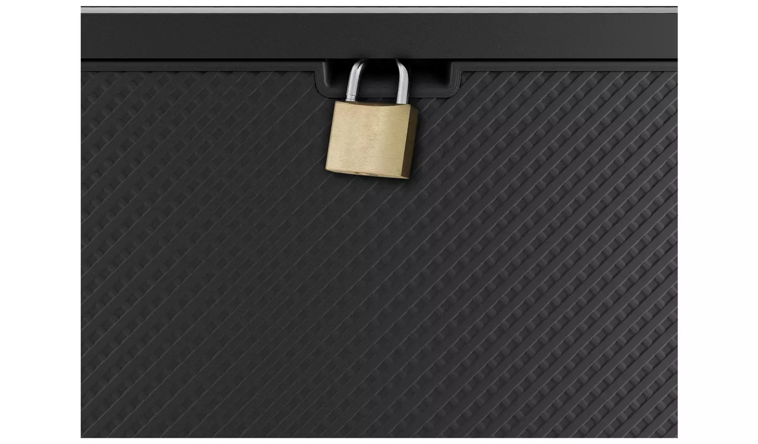 Keter Emily 277L Outdoor Garden Storage Box - Grey