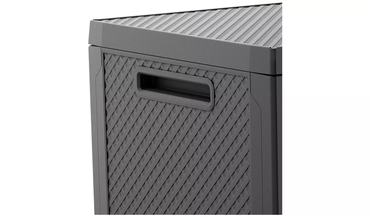 Keter Emily 277L Outdoor Garden Storage Box - Grey