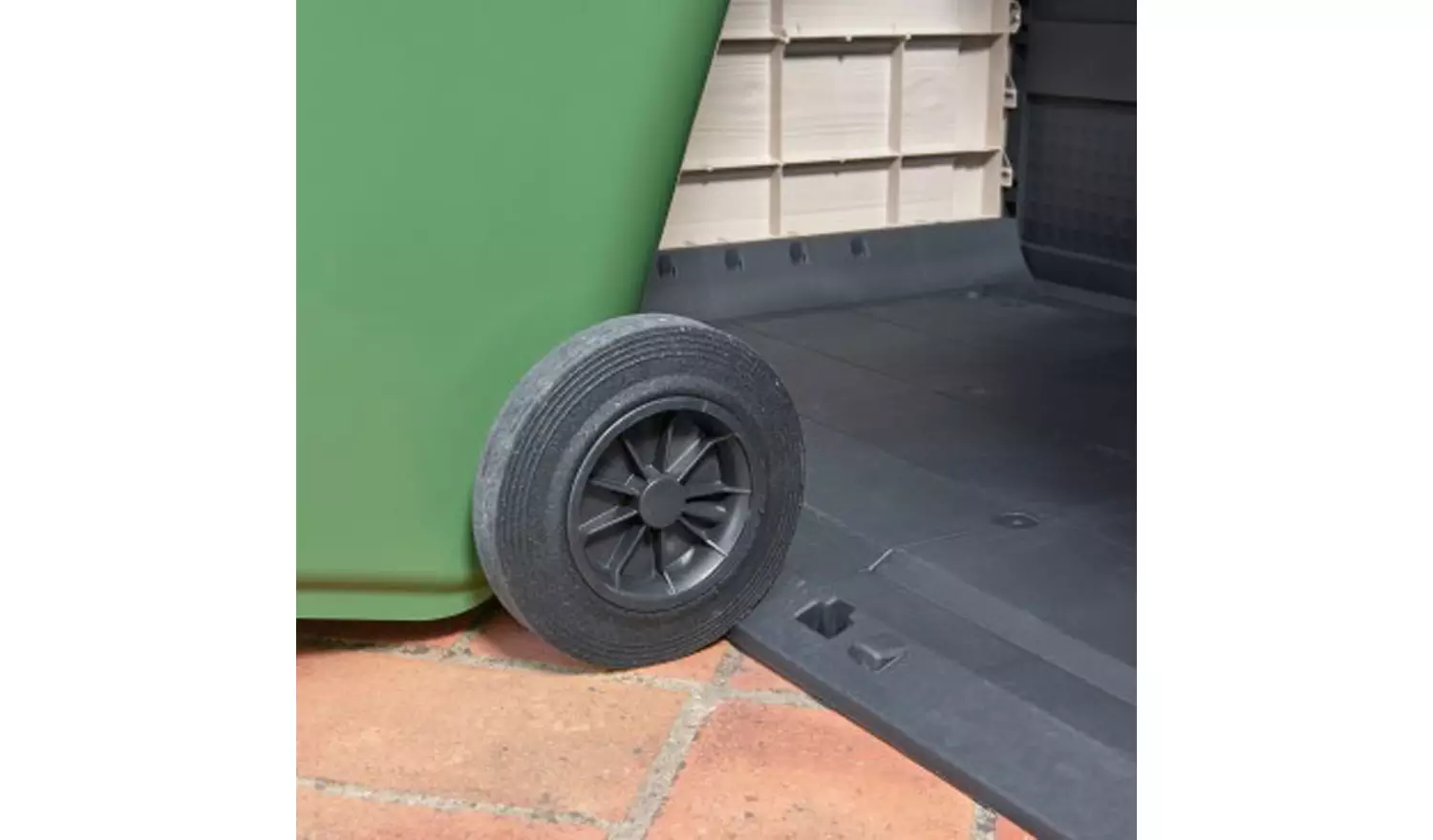 Keter Store It Out Ultra 2000L Garden Bike Shed -Beige/Green