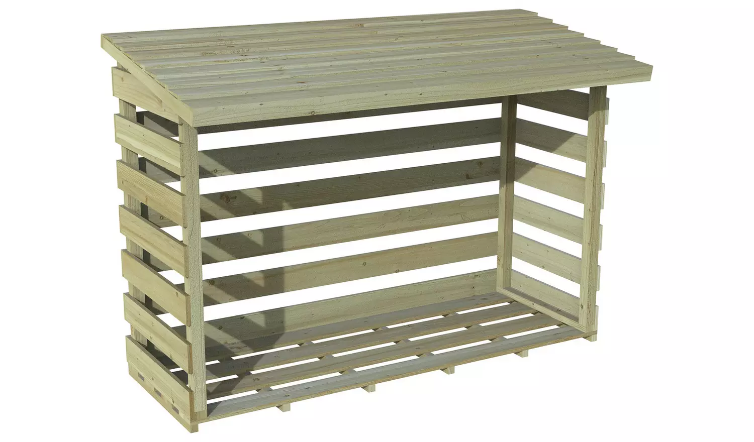 Forest Large Pent Log Store