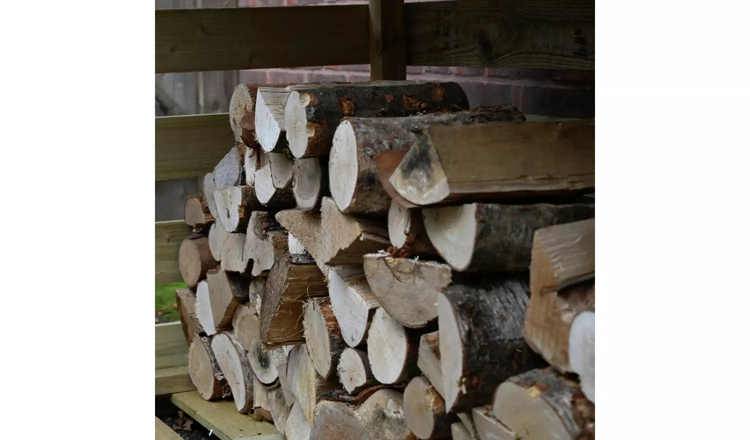 Forest Large Pent Log Store