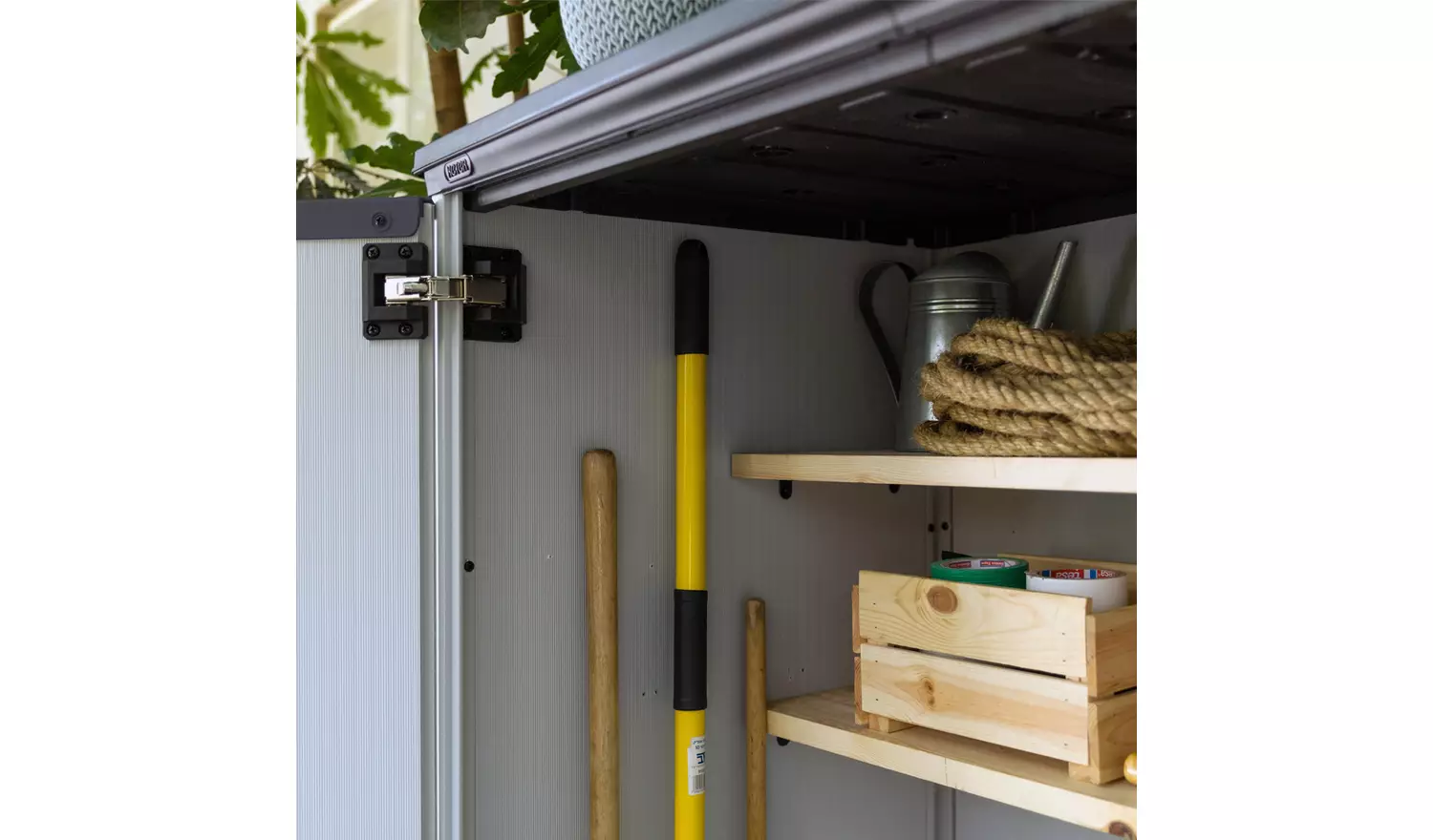 Keter Premier Tall 1400L Outdoor Storage Cupboard 4.6 x2.4ft