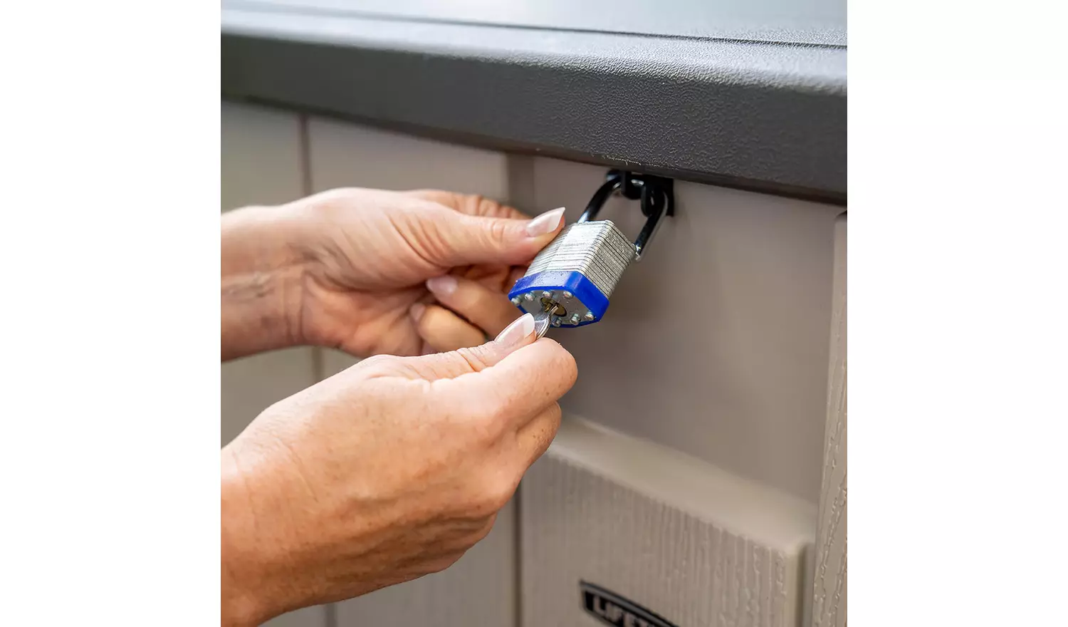 Lifetime Outdoor Garden Storage Deck Box - 150 Gallon