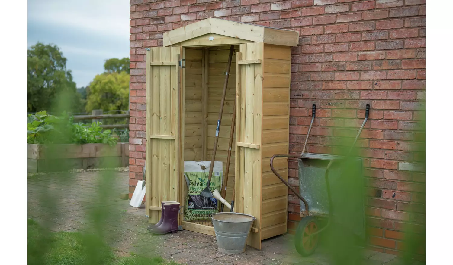 Forest Shiplap Apex Tall Garden Store - 750 Litre