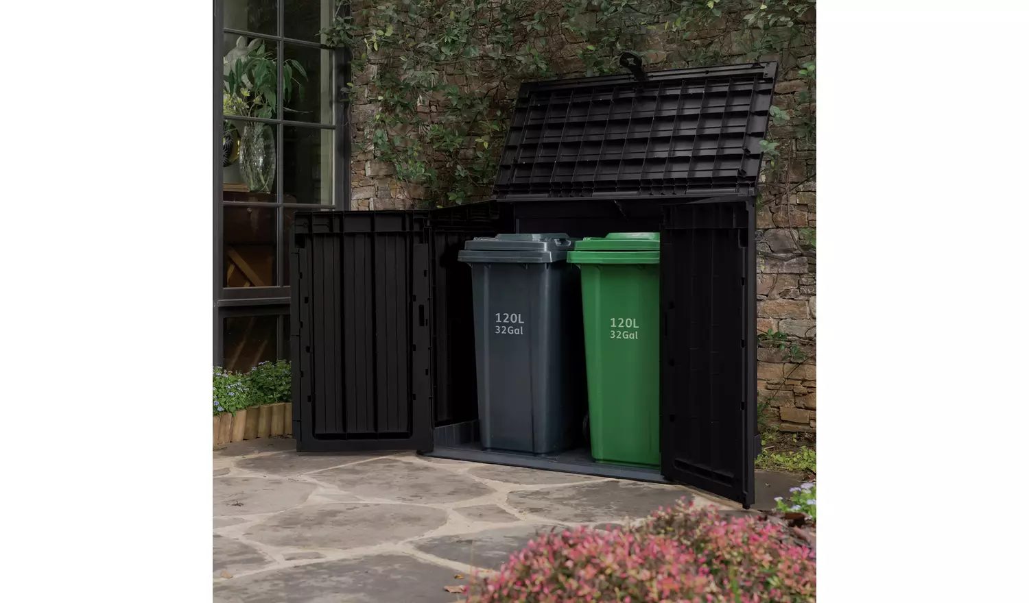 Keter Store It Out Midi 880L Garden Storage Box -Brown