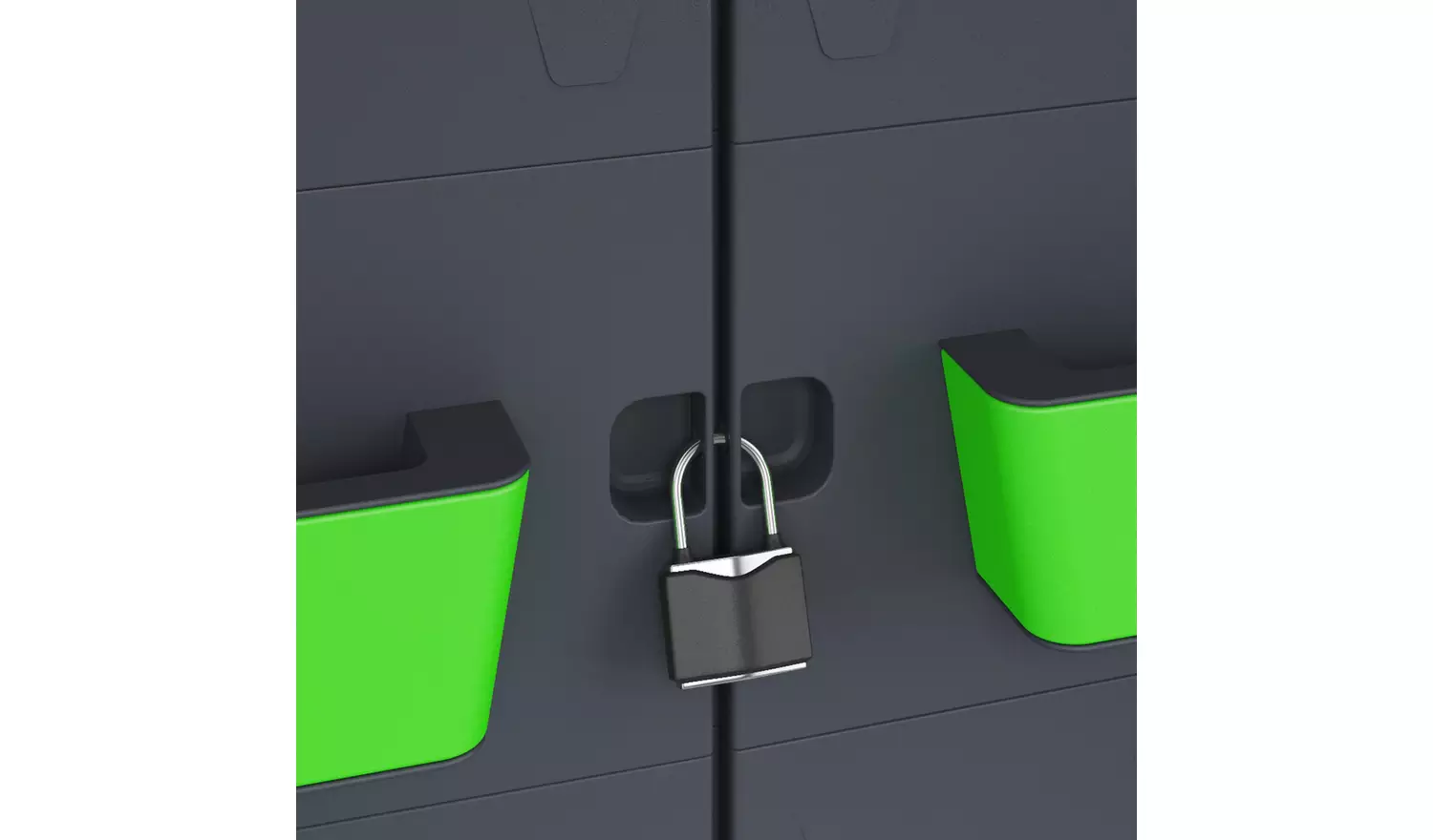 Keter Moby Tall Storage Cupboard - Grey