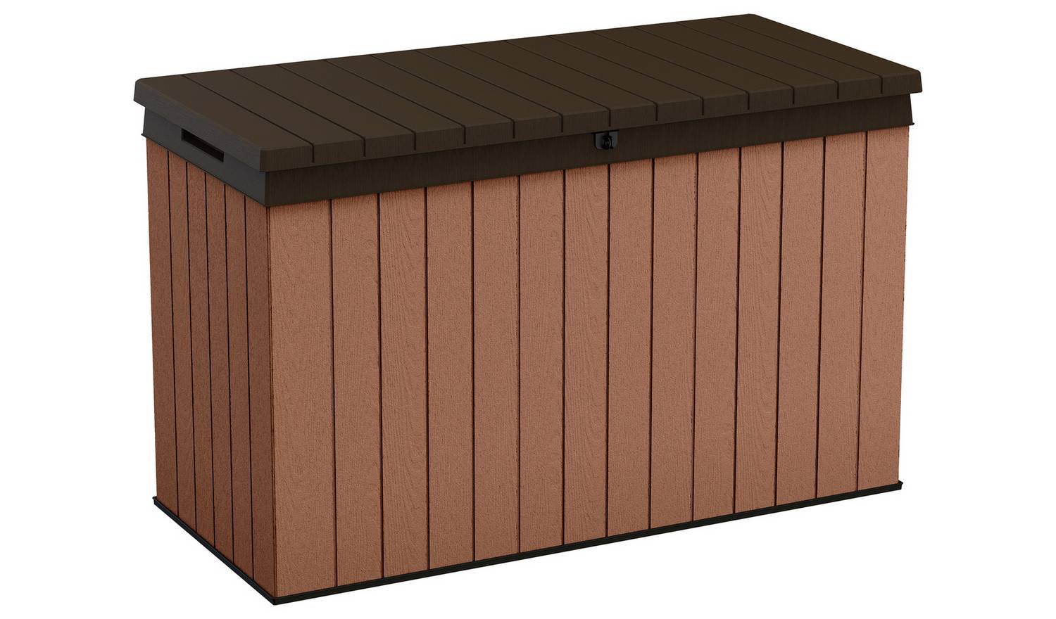 Keter Darwin 662L Outdoor Garden Storage Box - Brown