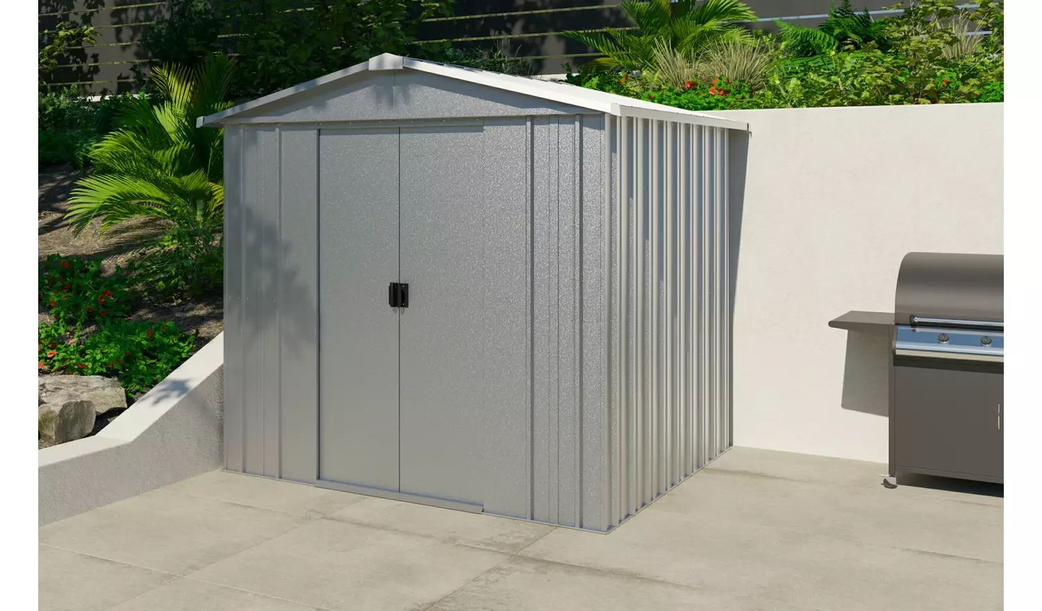 YardMaster Metal Garden Shed 6 X 6ft