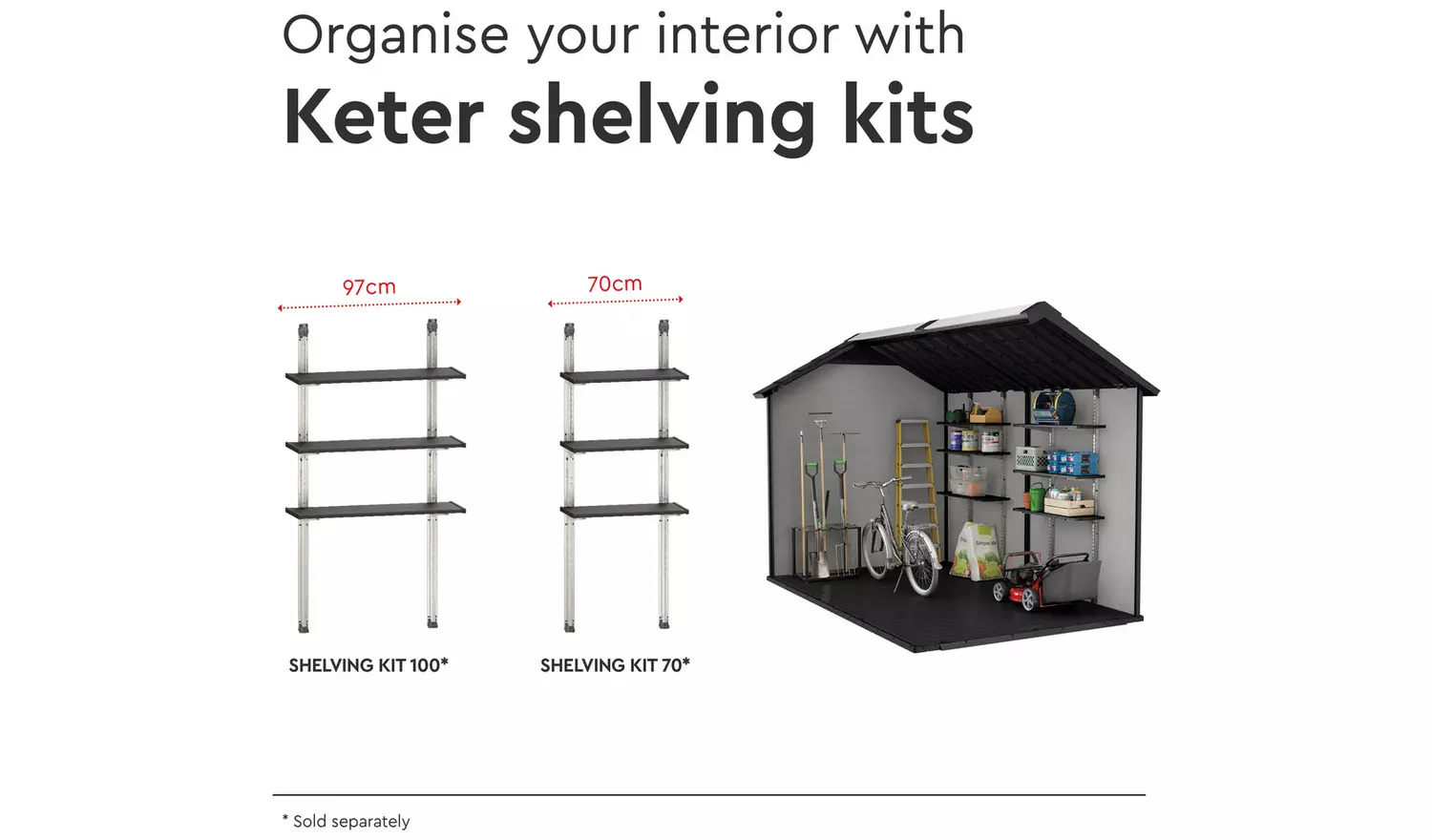 Keter Premier Apex Outdoor Garden Storage Shed -7.5 x 11.5ft