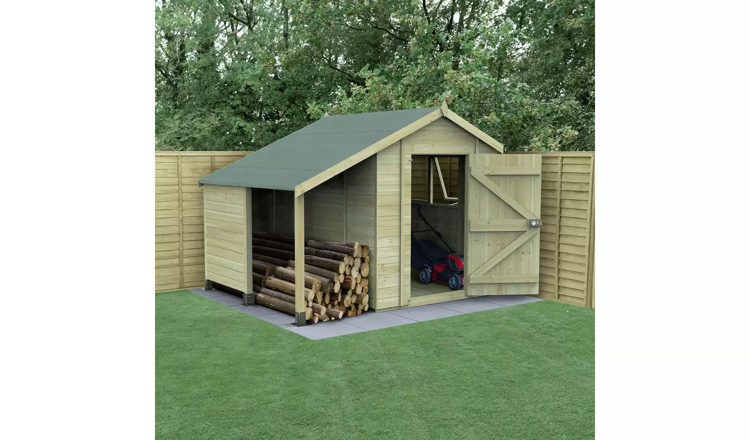 Forest Timberdale Apex Shed - 6 x 8ft
