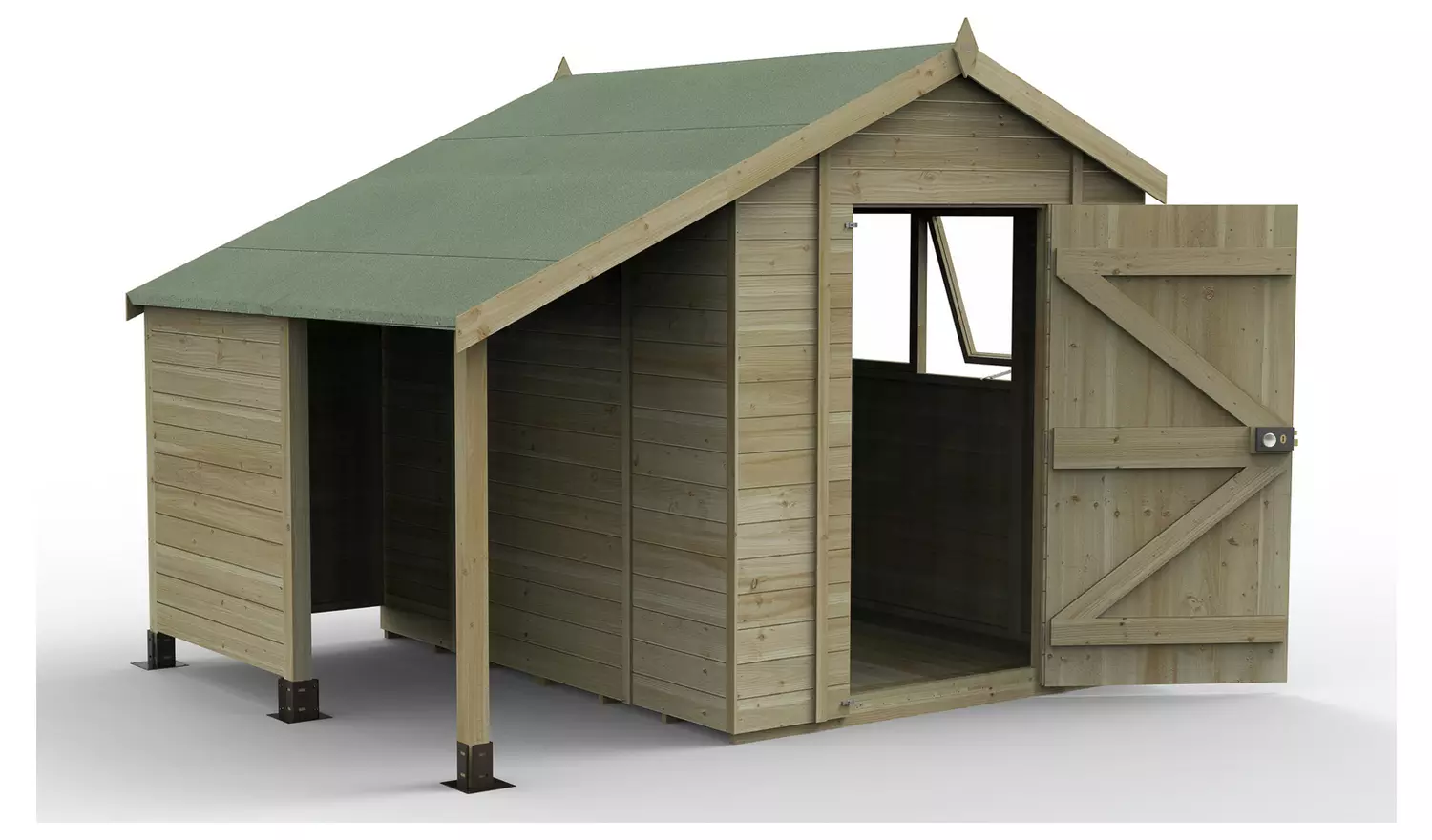 Forest Timberdale Apex Shed - 6 x 8ft