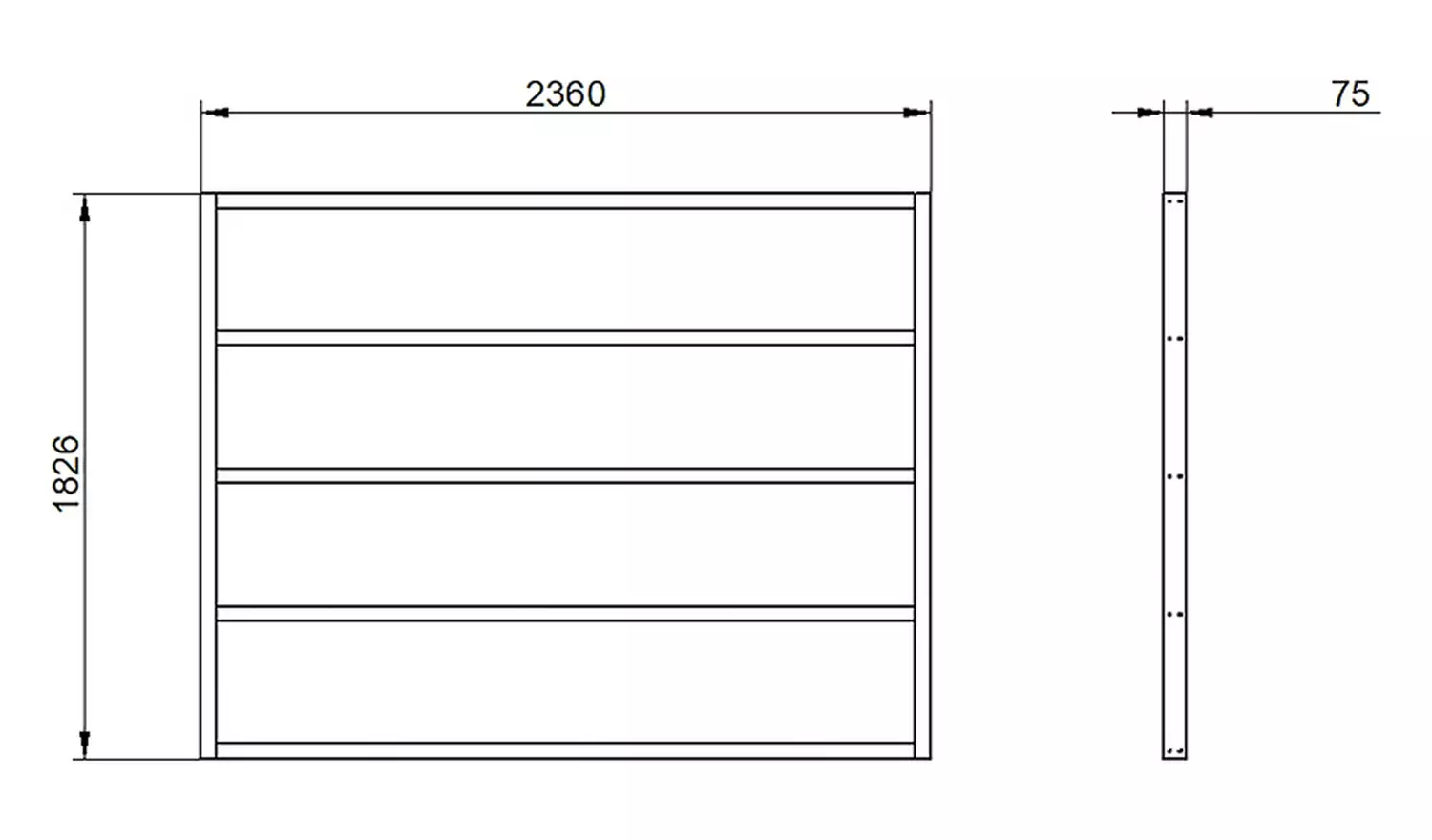 Forest Pressure Treated Wooden Shed Base - 8 x 6ft
