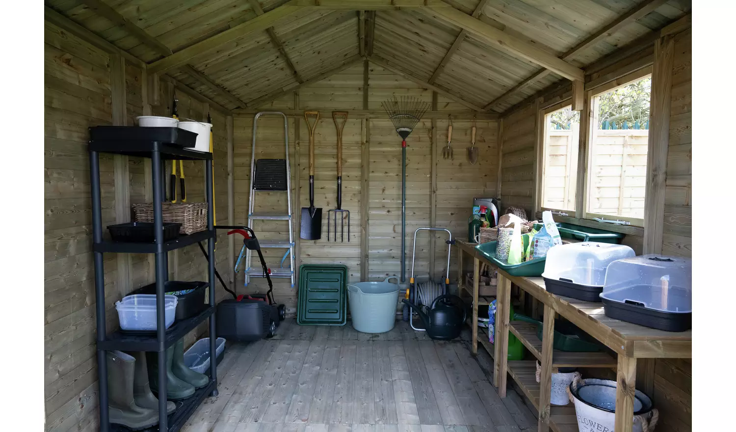 Forest Timberdale Double Door Apex Shed - 10 x 8ft