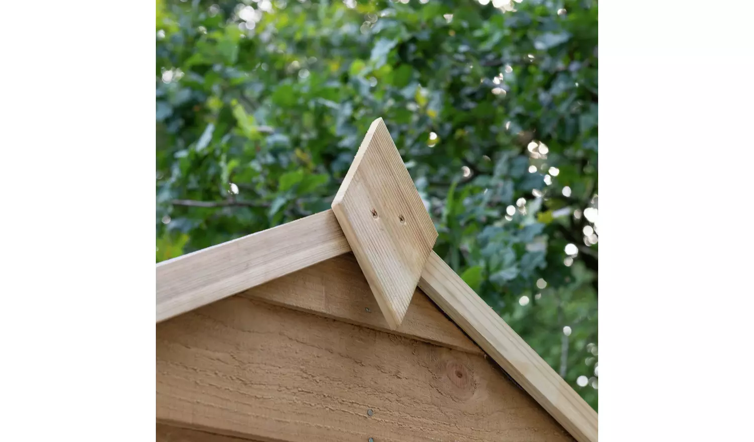 Forest 4Life Overlap Pressure Treated Apex Shed - 10 x 6ft