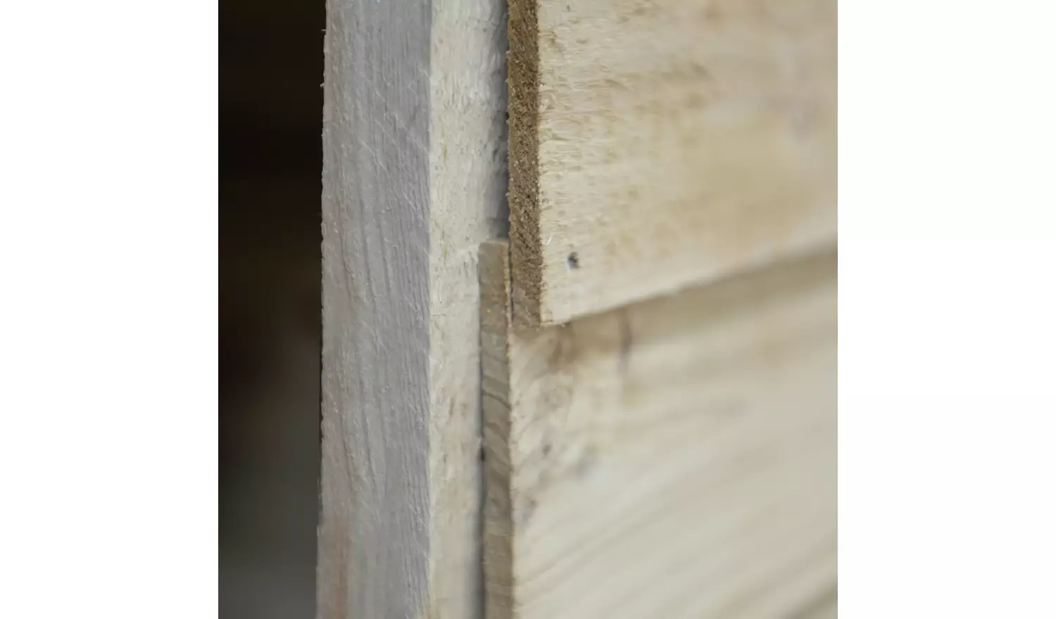 Forest 4Life Wooden Overlap Windowless Apex Shed - 6 x 4ft