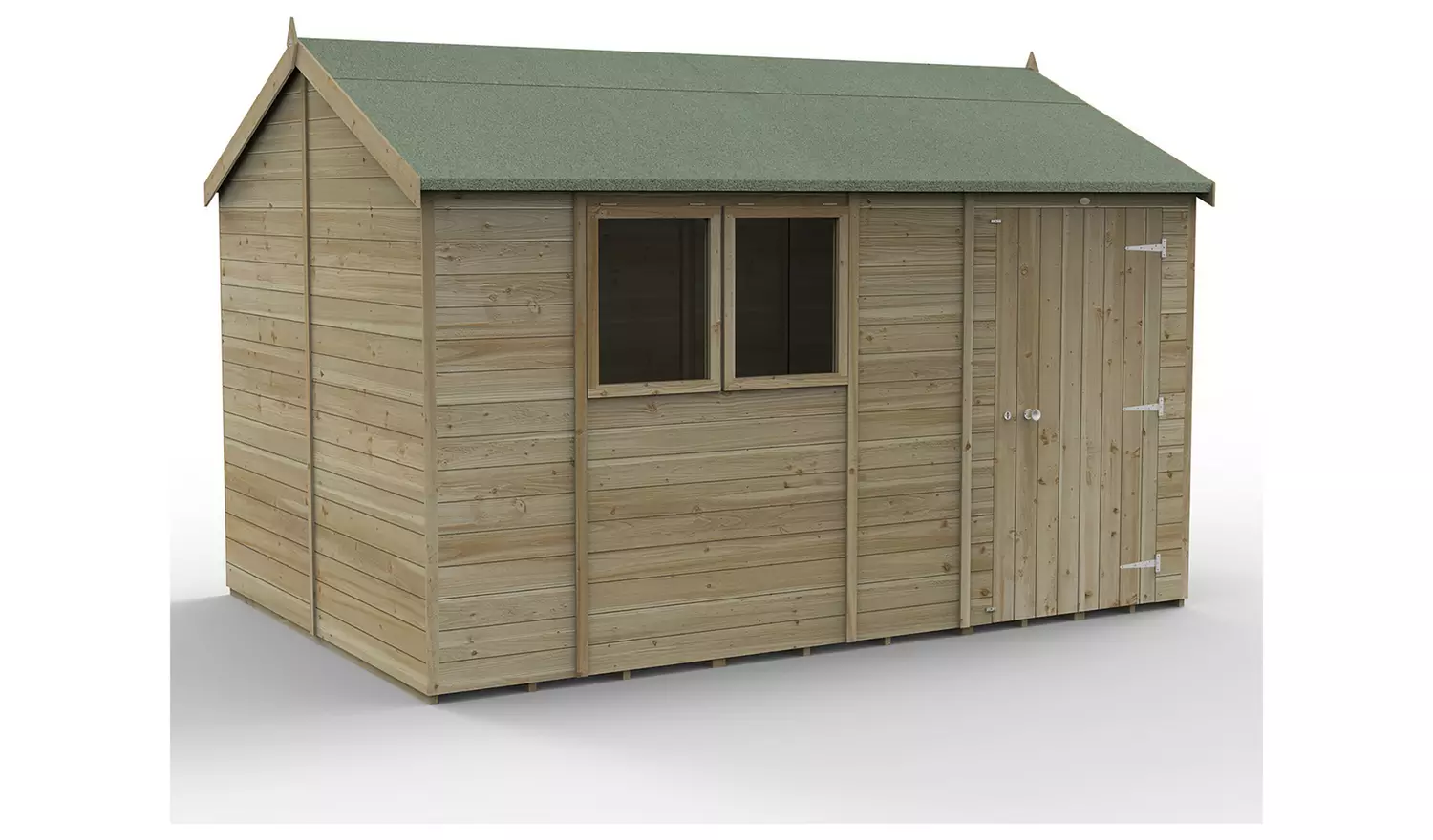 Forest Timberdale Reverse Apex Shed - 12 x 8ft