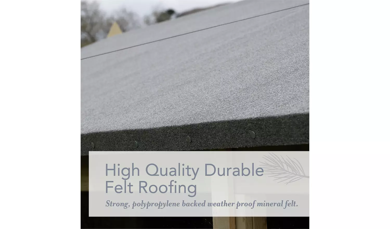 Forest Beckwood Shiplap 2 Windows Pent Shed - 8 x 6ft