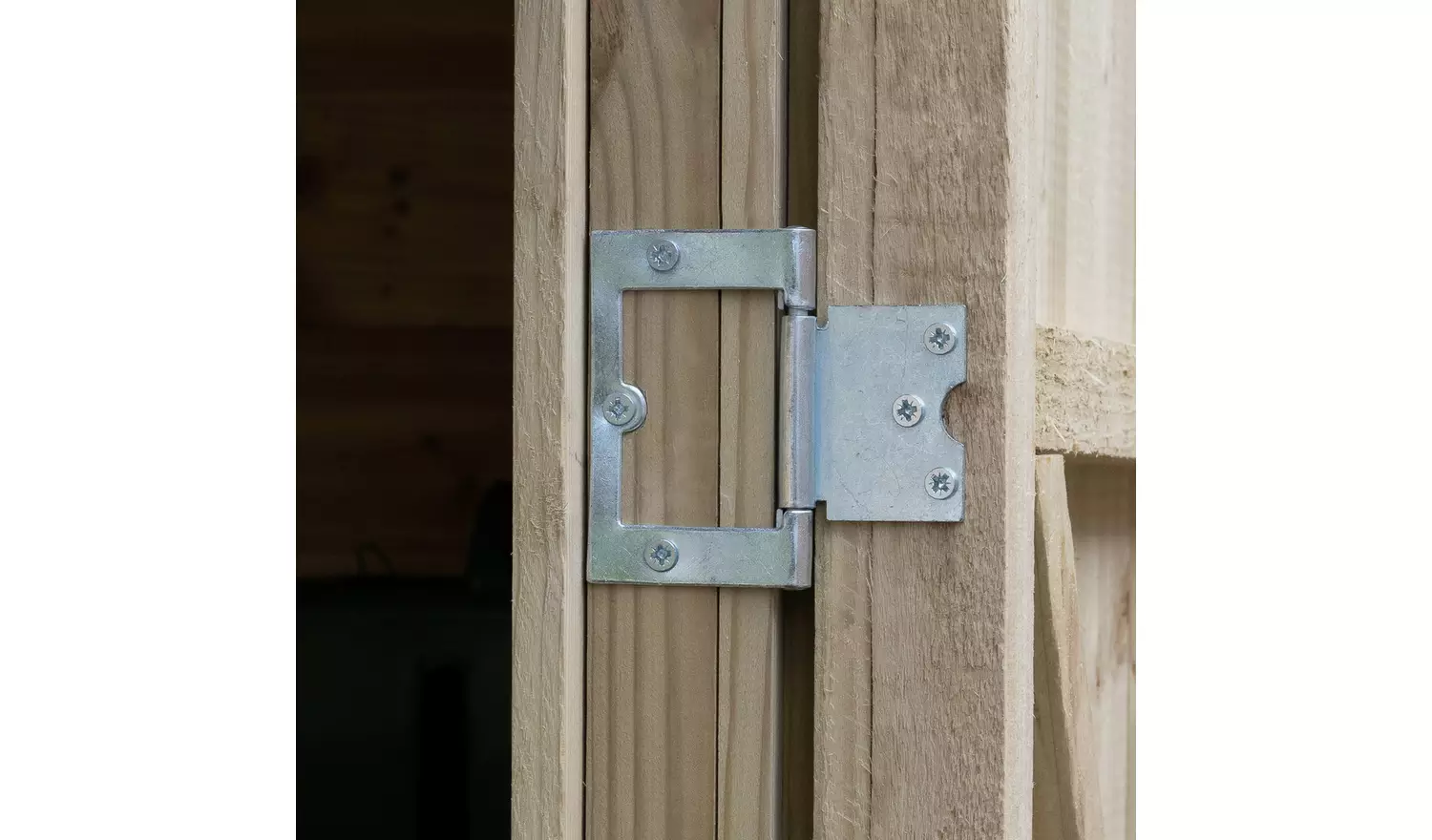 Forest Beckwood Shiplap 2 Windows Pent Shed - 8 x 6ft