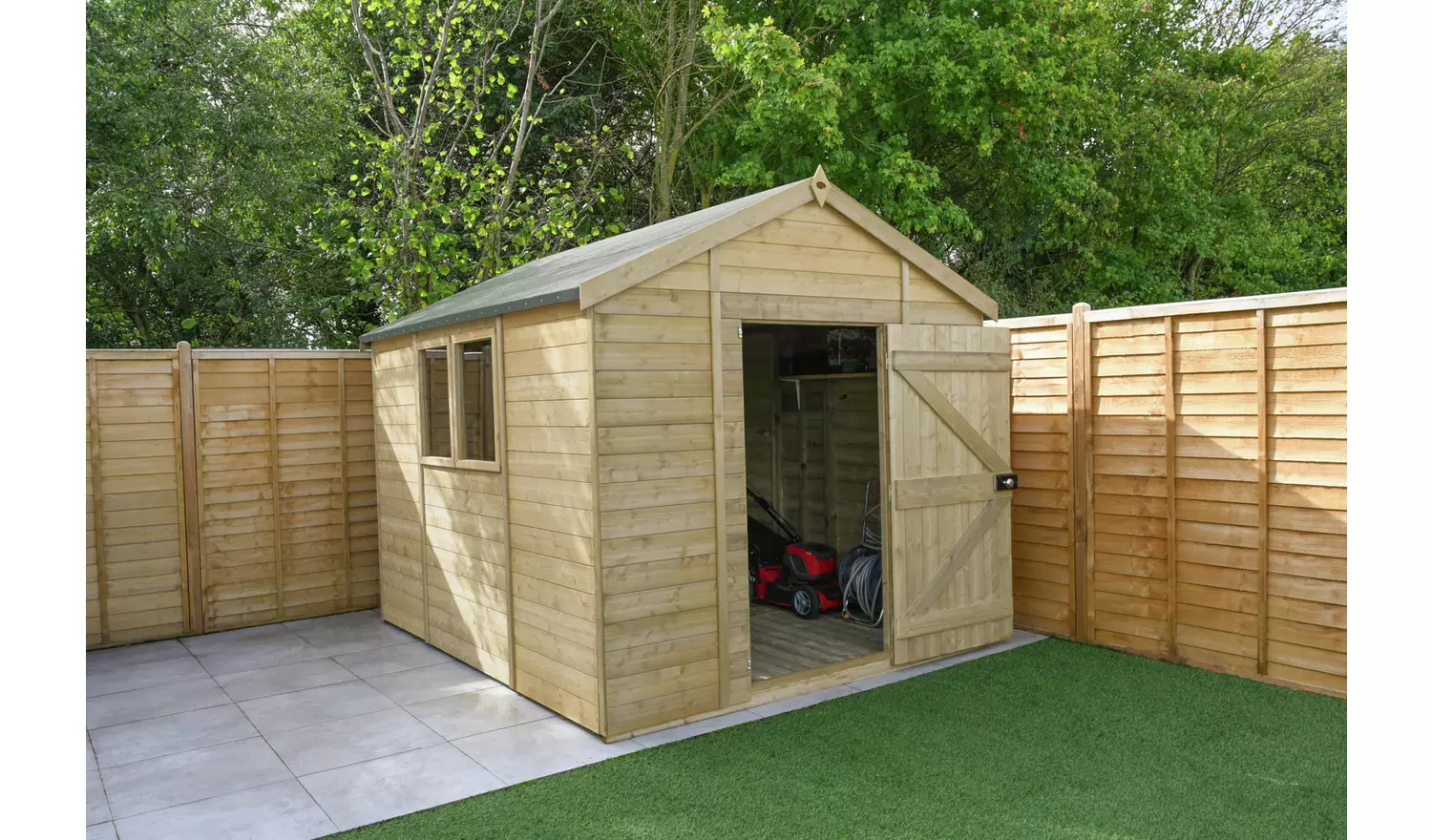 Forest Timberdale 2 Windows Apex Shed - 10 x 8ft