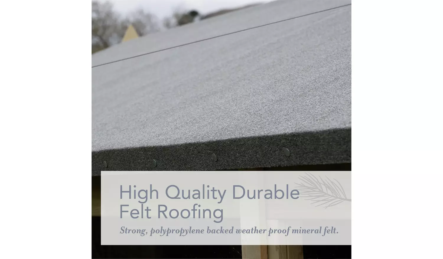 Forest Beckwood Shiplap Windowless Pent Shed - 6 x 3ft