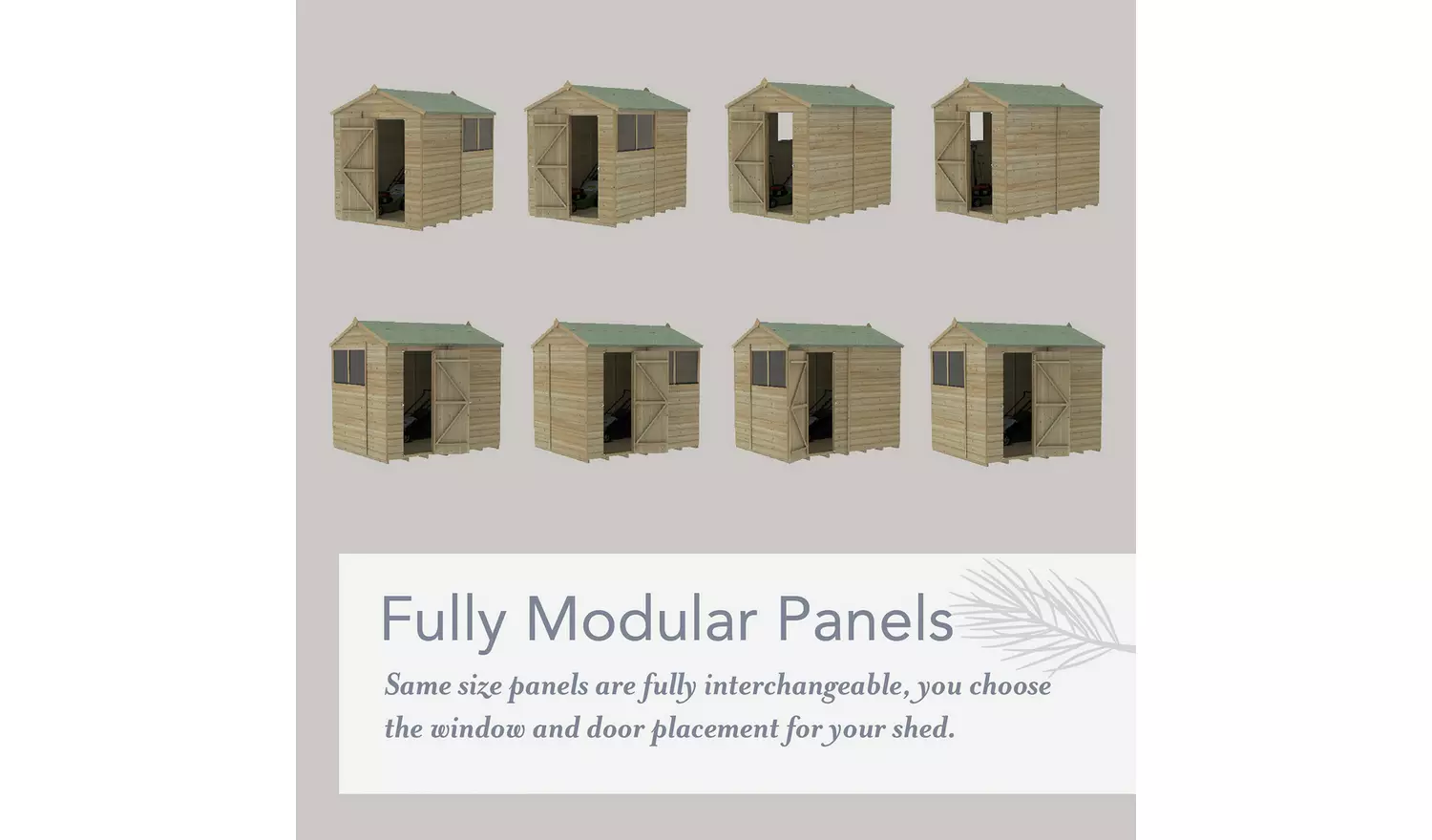 Forest Beckwood Shiplap 4 Windows Apex Shed - 10 x 10ft