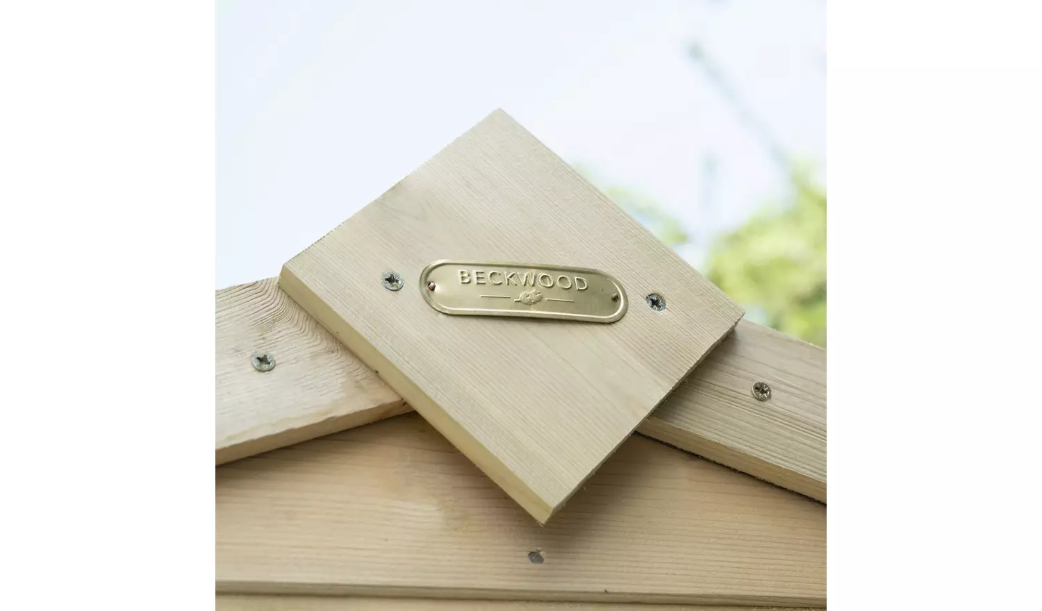 Forest Beckwood Shiplap Windowless Apex Shed - 4 x 3ft