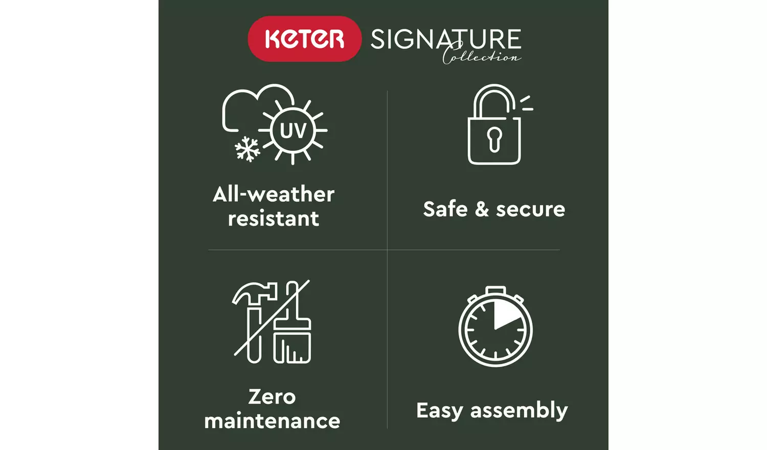 Keter Signature Oak Pent Shed - 11 x 7ft