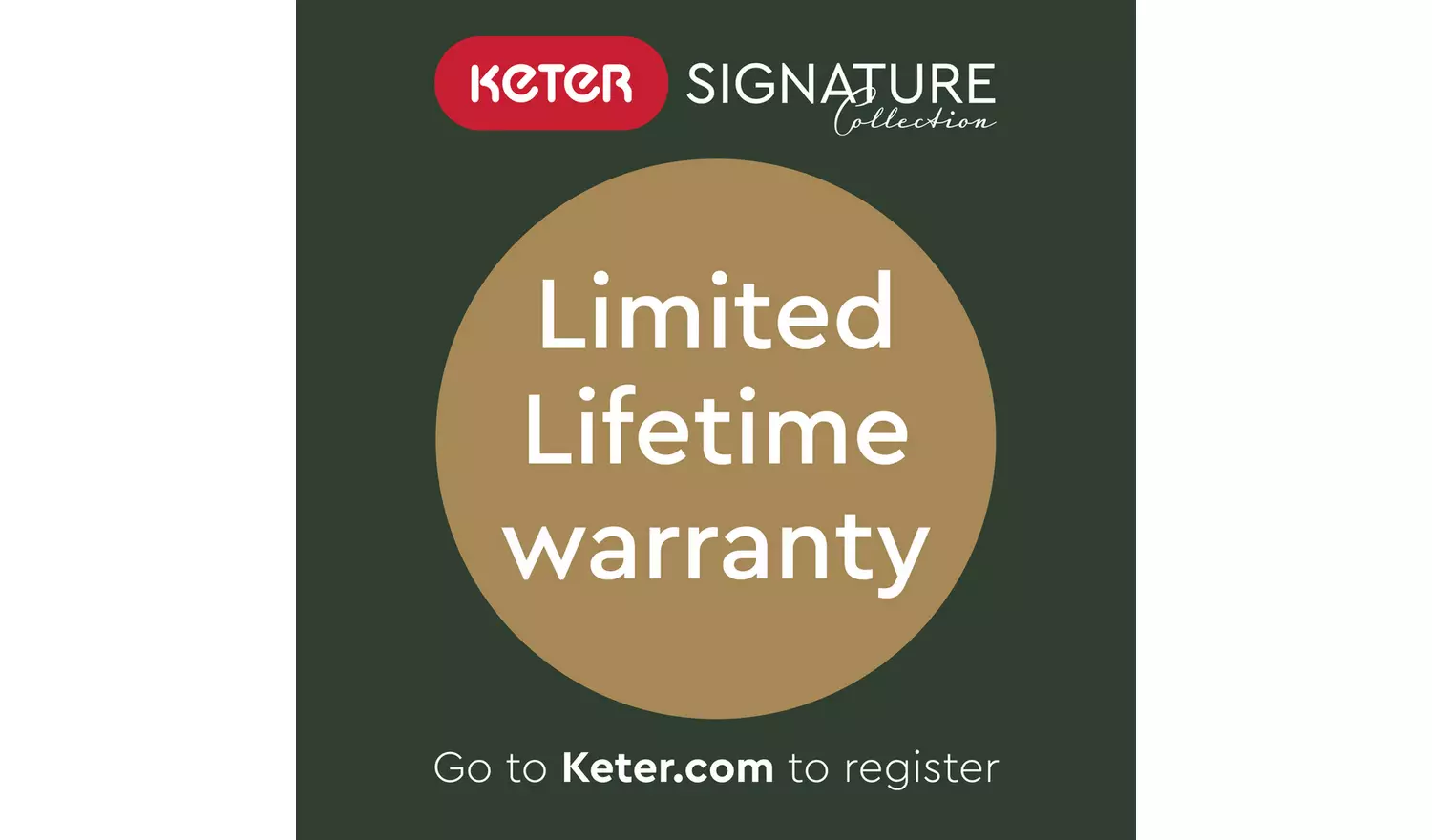 Keter Signature Oak Pent Shed - 11 x 7ft