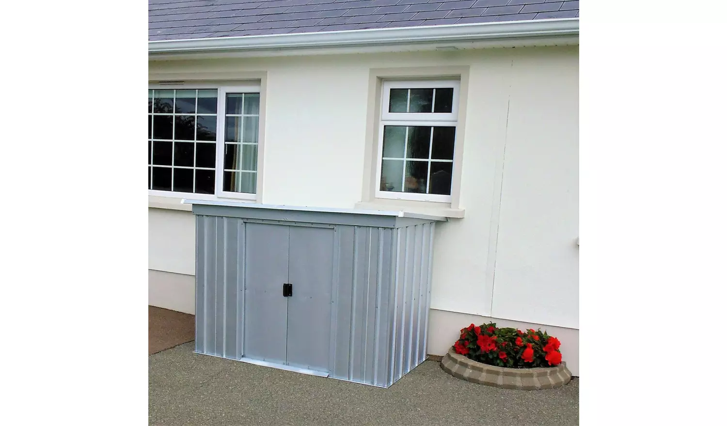 Yardmaster Pent Metal Garden Storage Unit - 6 x 4ft