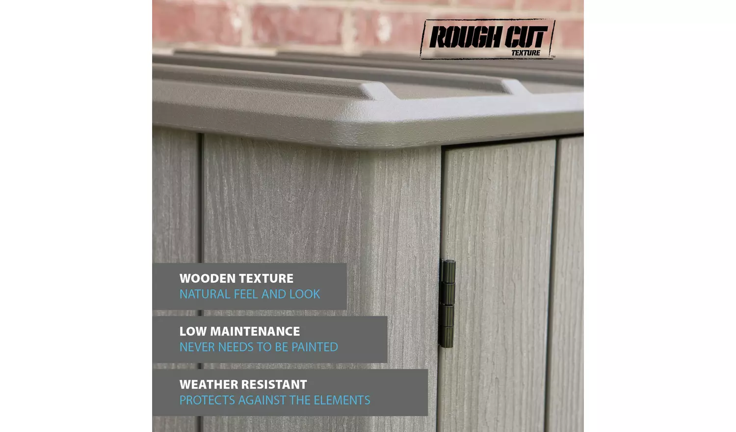 Lifetime Plastic Brown Vertical Storage Shed - 5'3ft