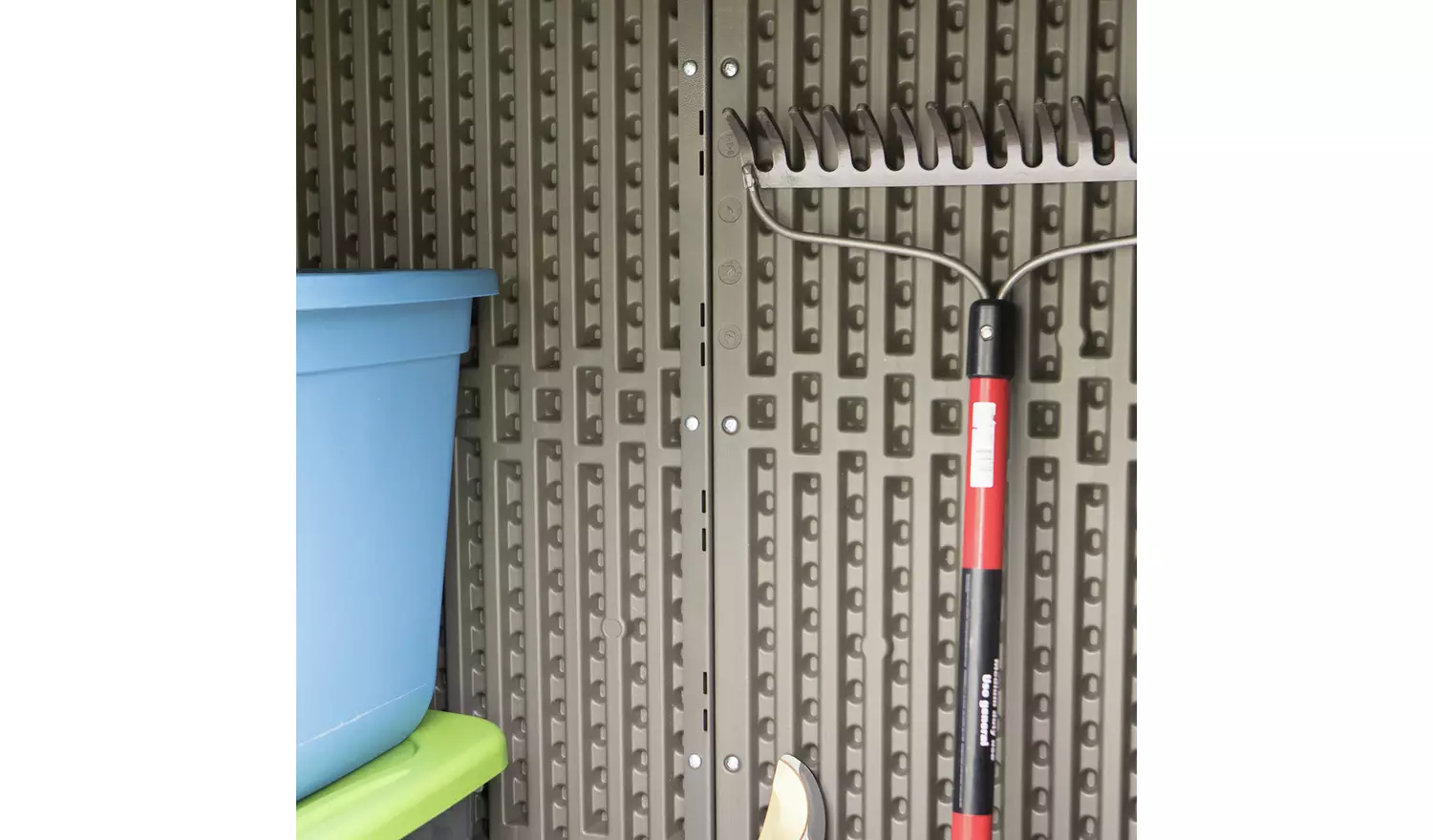 Lifetime Plastic Brown Vertical Storage Shed - 5'3ft