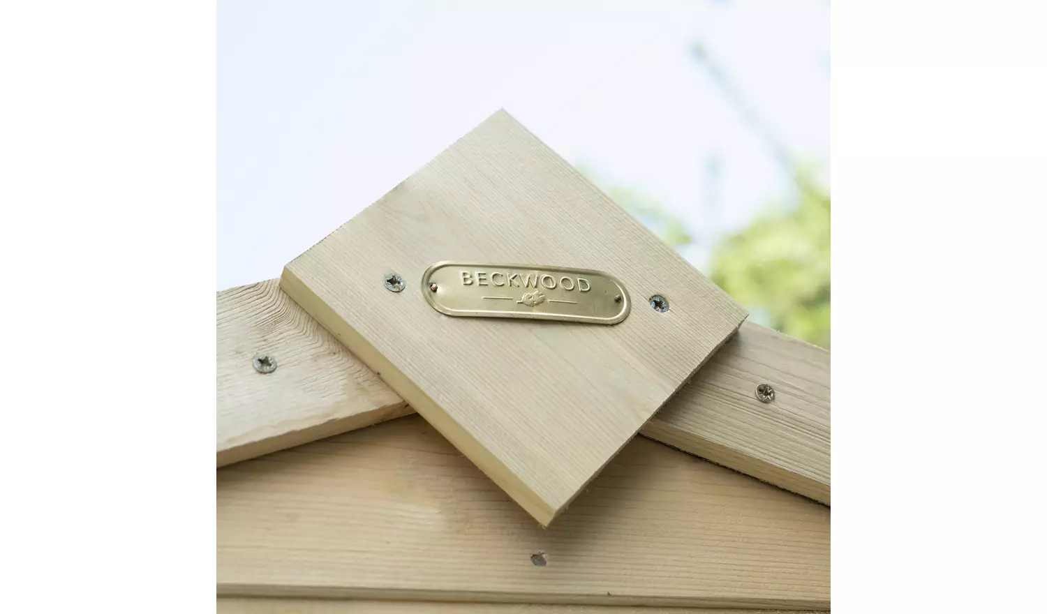 Forest Beckwood Shiplap 2 Windows Reverse Apex Shed - 7x5ft