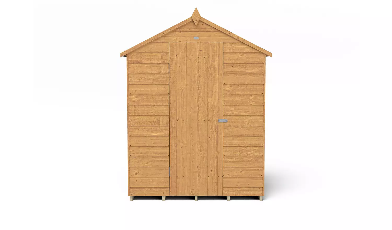 Forest Wooden Overlap Windowless Apex Shed 5 x 3ft
