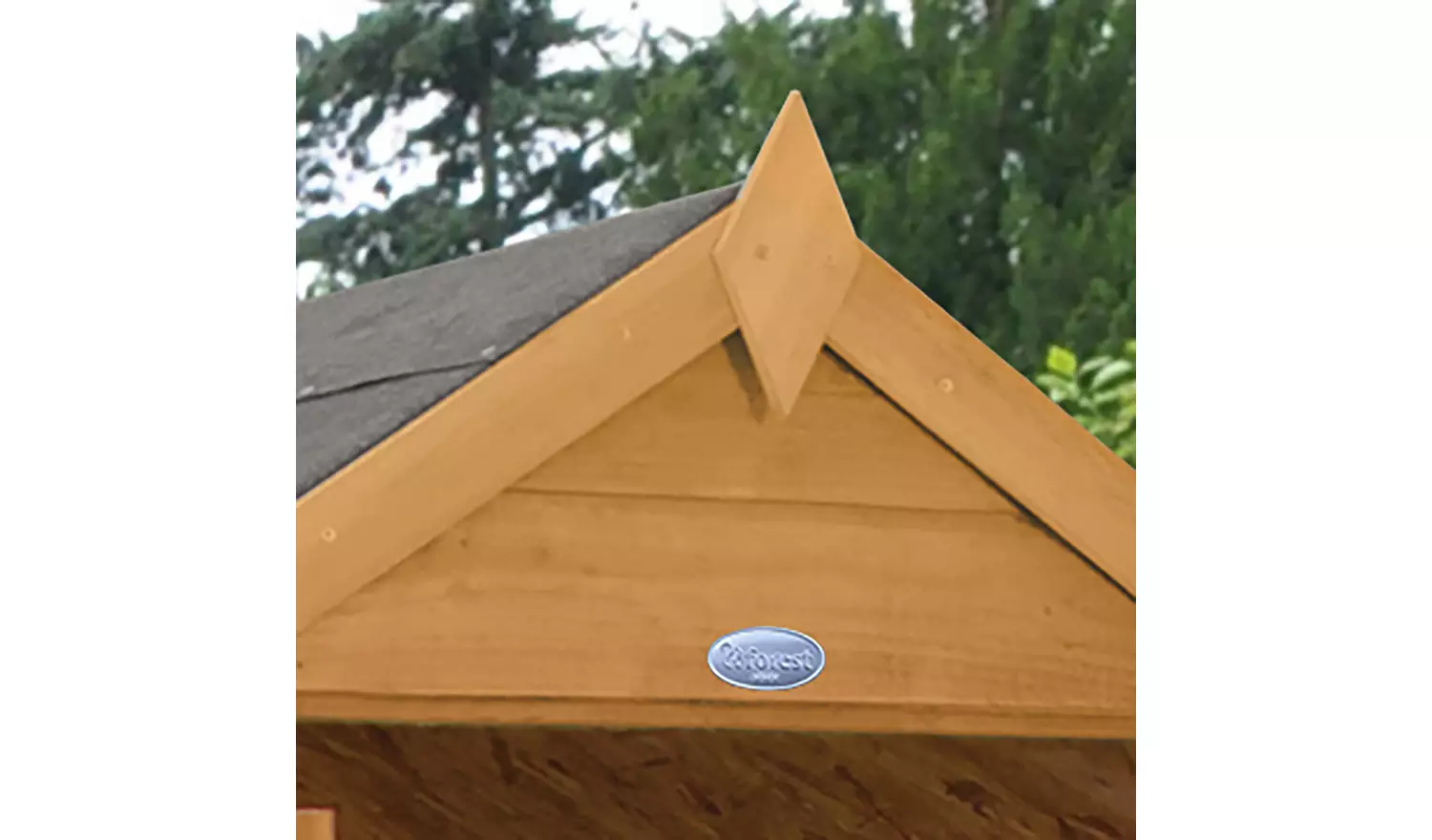 Forest Wooden Overlap Windowless Apex Shed 5 x 3ft