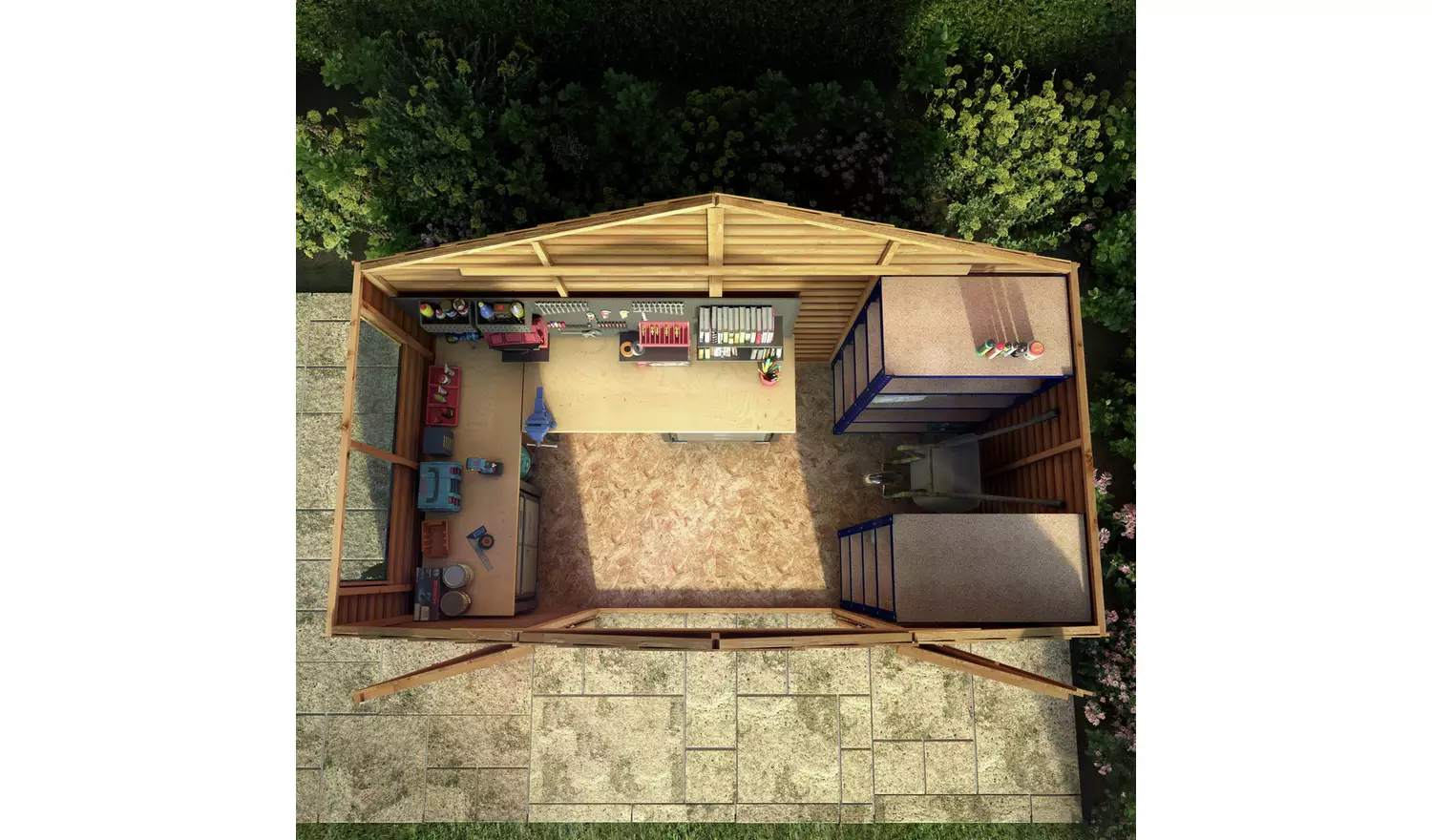 Mercia Overlap Apex Shed - 5 x 10ft