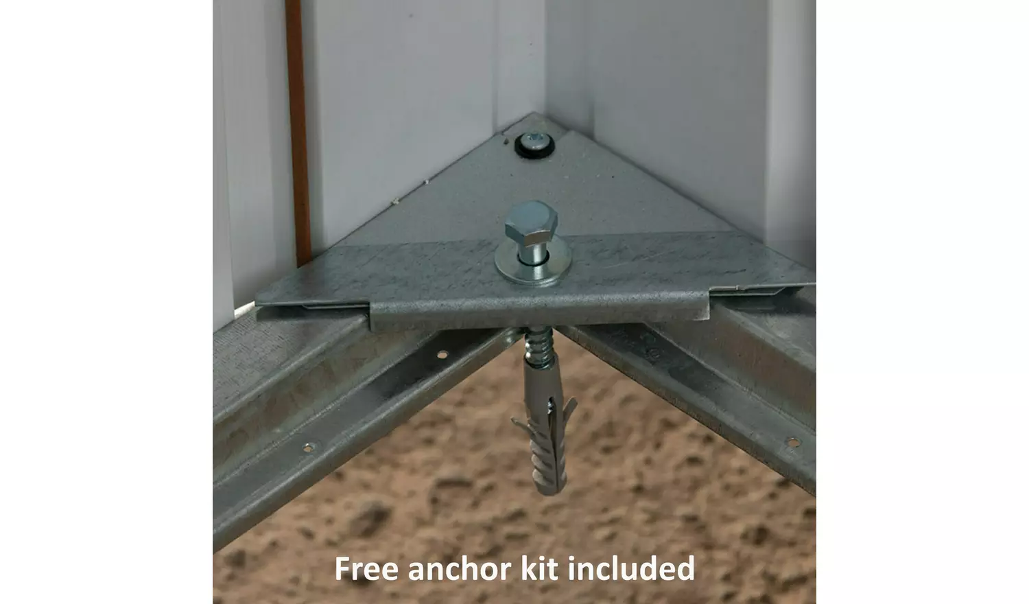 Yardmaster Extra Tall Metal Shiplap Shed - 10 x 6ft