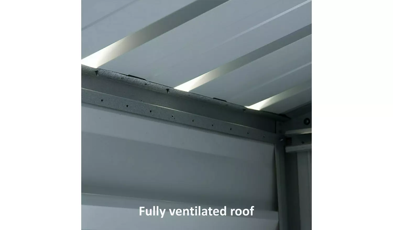 Yardmaster Extra Tall Metal Shiplap Shed - 10 x 6ft