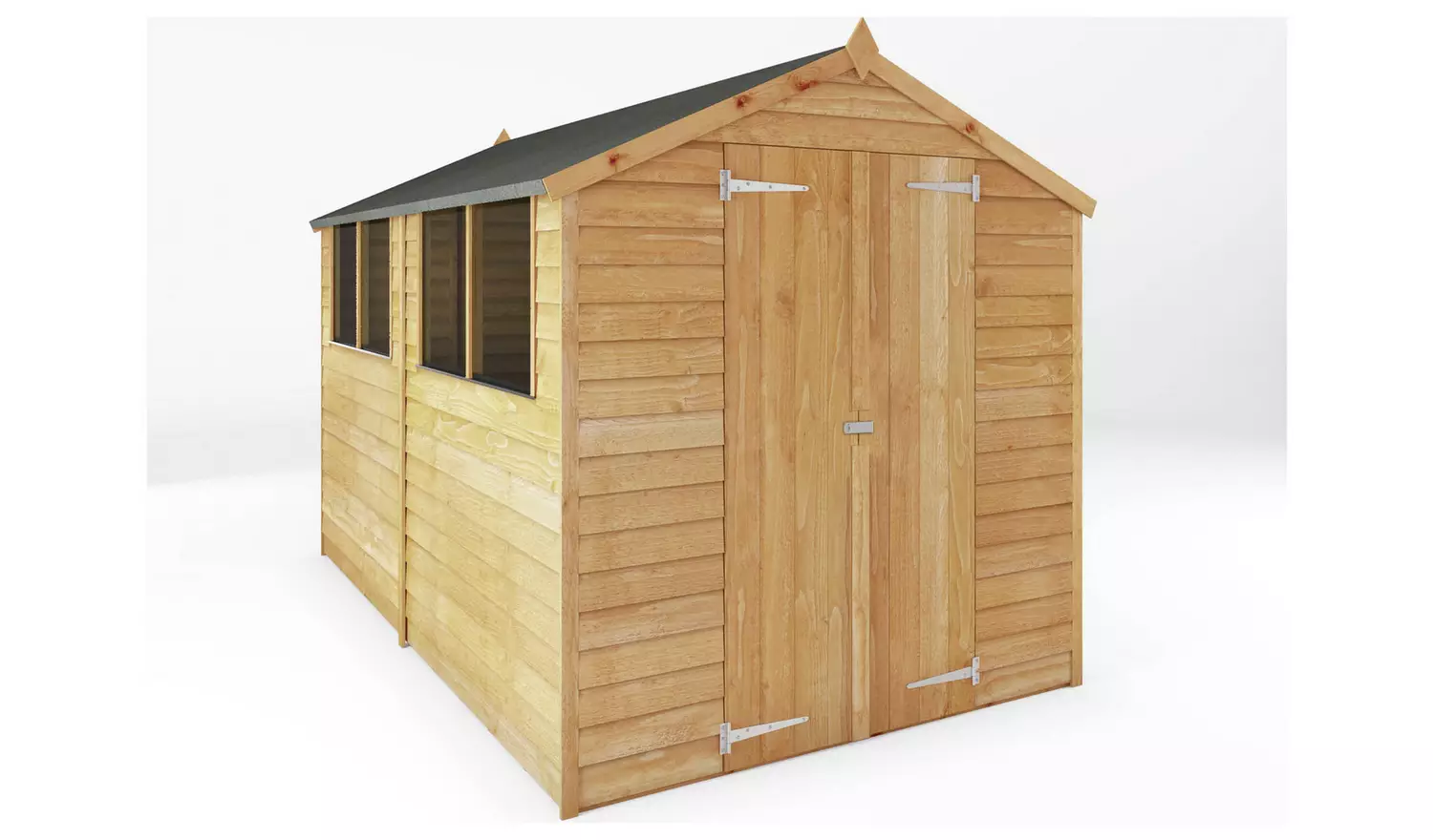 Mercia Overlap 4 Windows Shed - 10 x 6ft