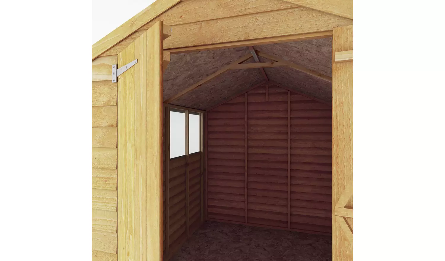 Mercia Overlap 4 Windows Shed - 10 x 6ft