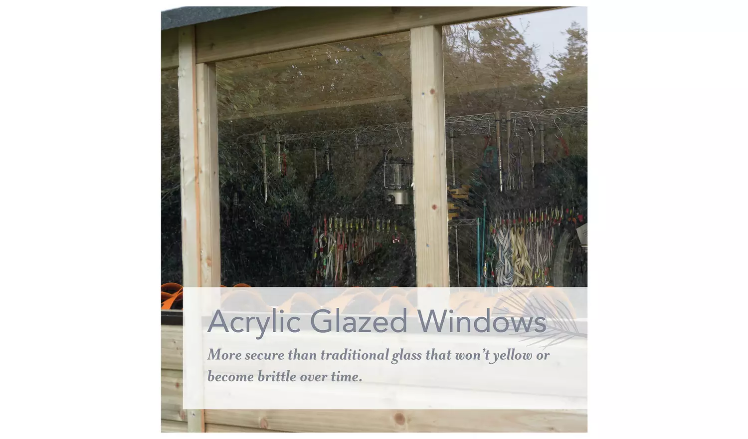 Forest Beckwood Shiplap 2 Windows Reverse Apex Shed - 8x6ft