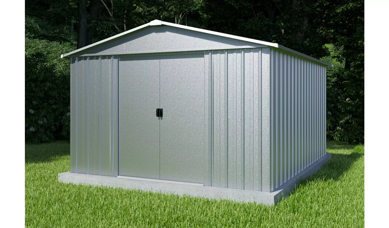 Yardmaster Metal Garden Shed 10 x 13ft
