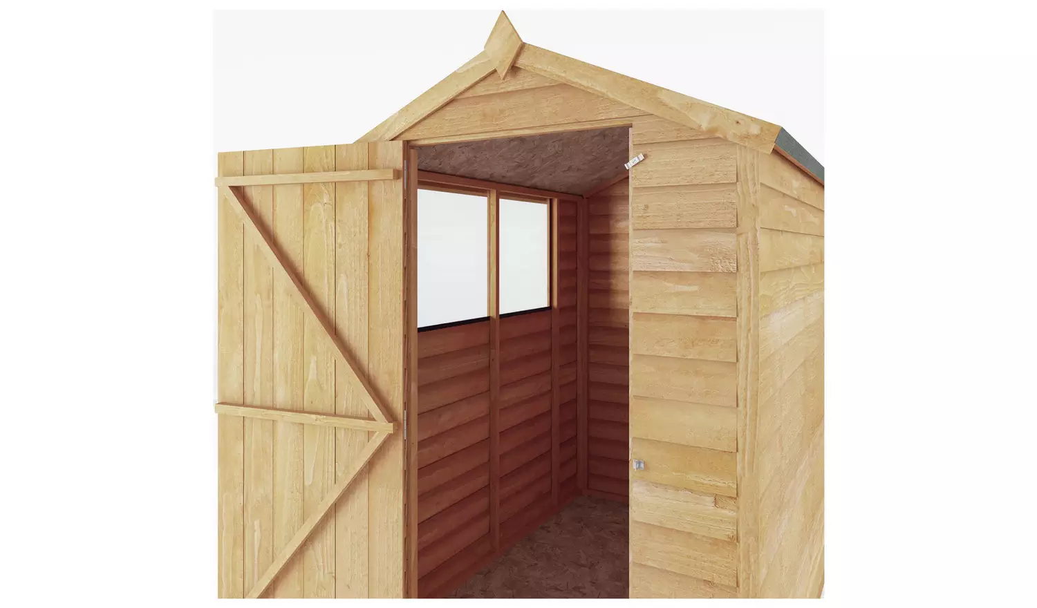Mercia Wooden Overlap Garden Shed6 x 4ft
