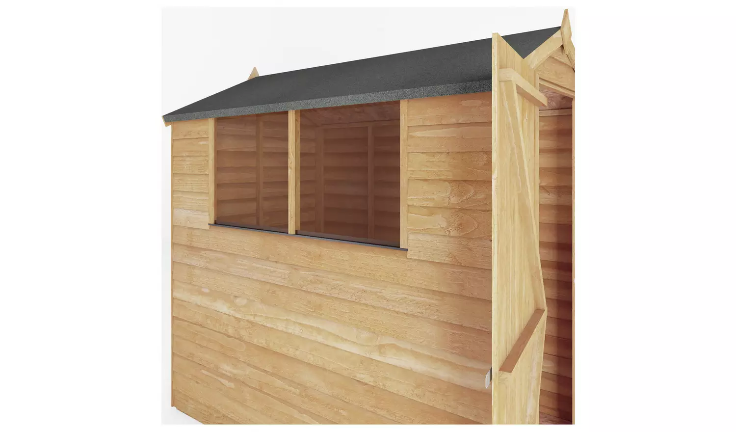 Mercia Wooden Overlap Garden Shed6 x 4ft