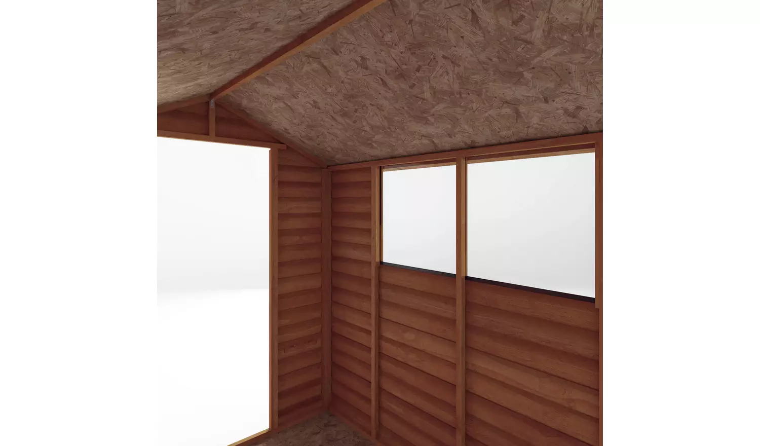 Mercia Wooden Overlap Apex Garden Shed - 7 x 5ft