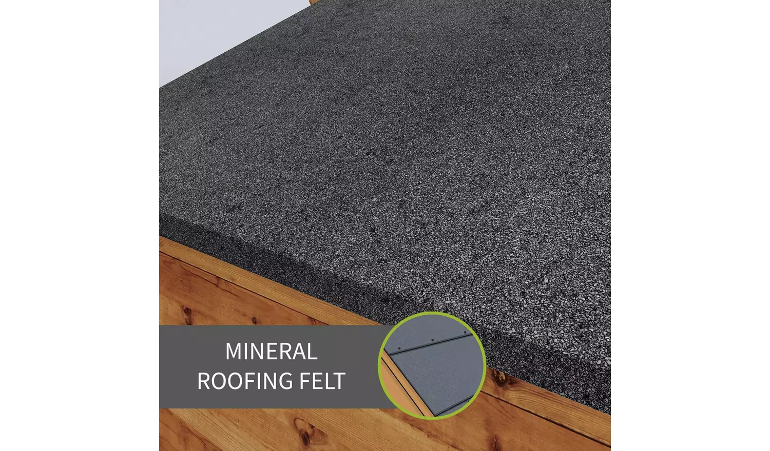 Mercia Wooden Overlap Apex Garden Shed - 7 x 5ft