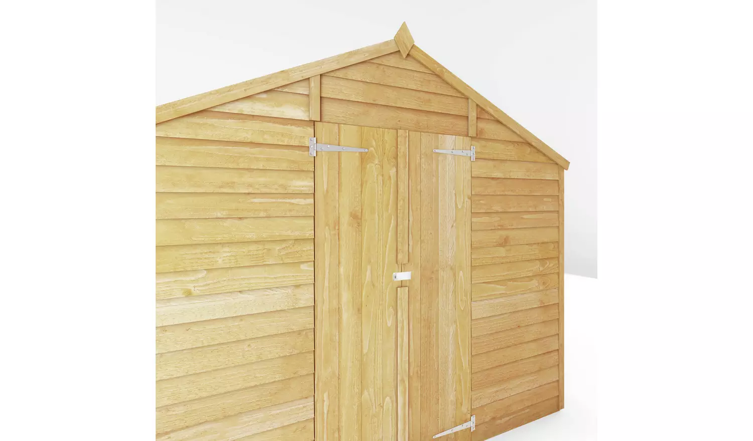 Mercia Wooden Overlap Garden Shed 10 x 8ft